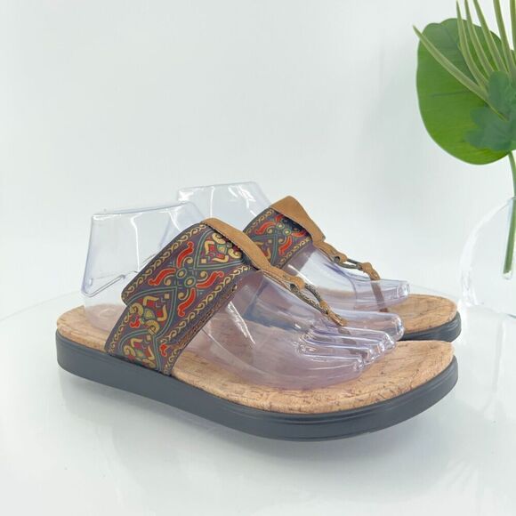 Alegria Women Moxi Sandal Size 40 10 Free Spirit Saddle Platform Slide Thong - Picture 1 of 14